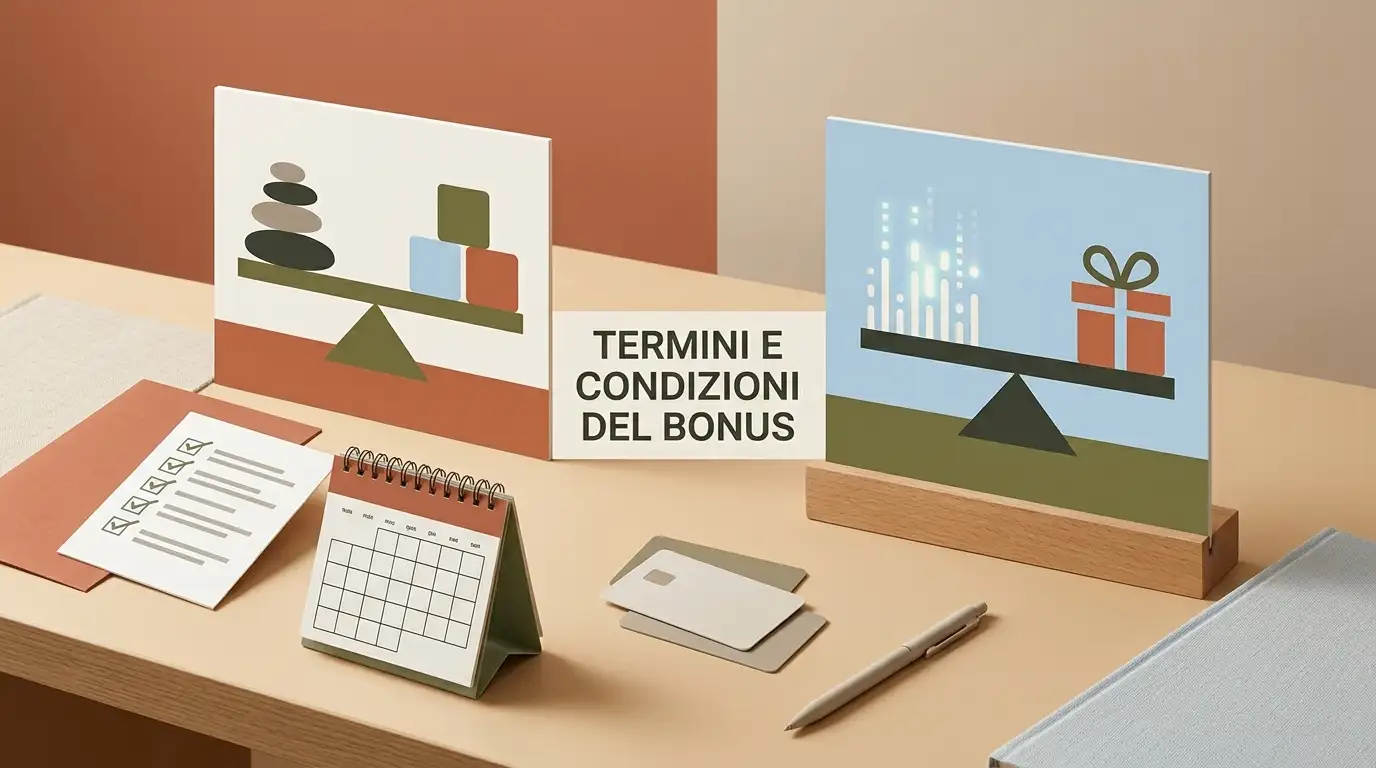 Saldo reale e promozionale affiancati a condizioni e scadenze del bonus