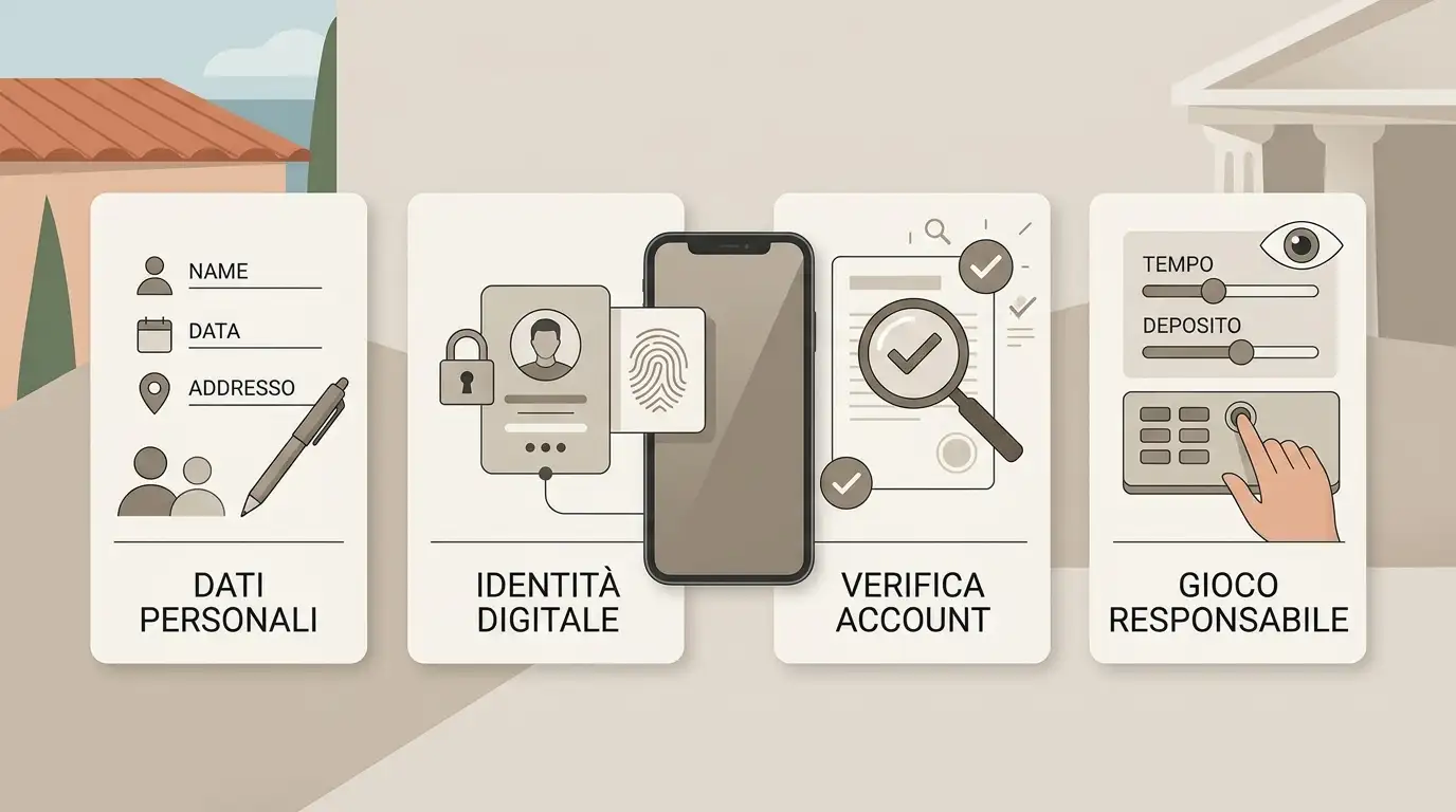 Apertura di un conto con identità digitale, verifica e limiti personali